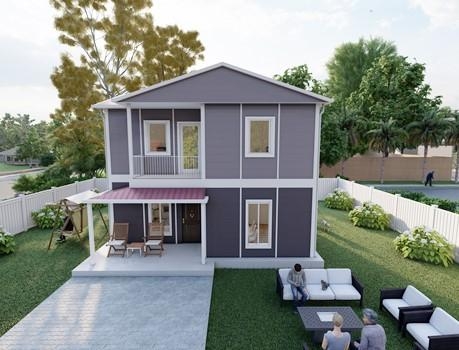 100m² Aspendos Two-Storey Prefabricated House