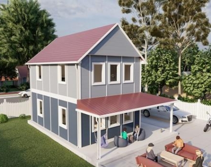 101m² Serindere iki katlı Prefabrik Ev