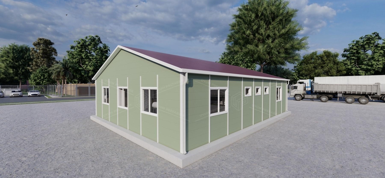 102m² Prefabricated Dormitory Building