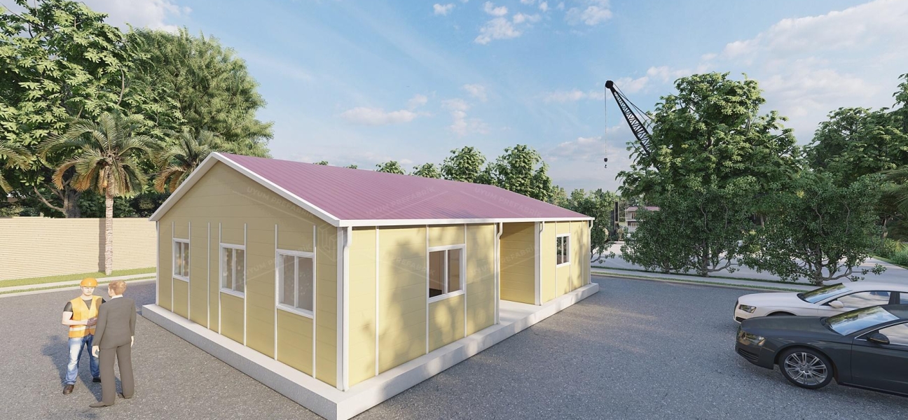 102m² Prefabricated Office Building