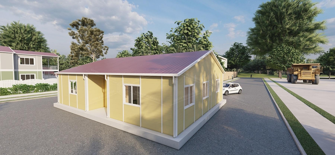 102m² Prefabrik Ofis Binası