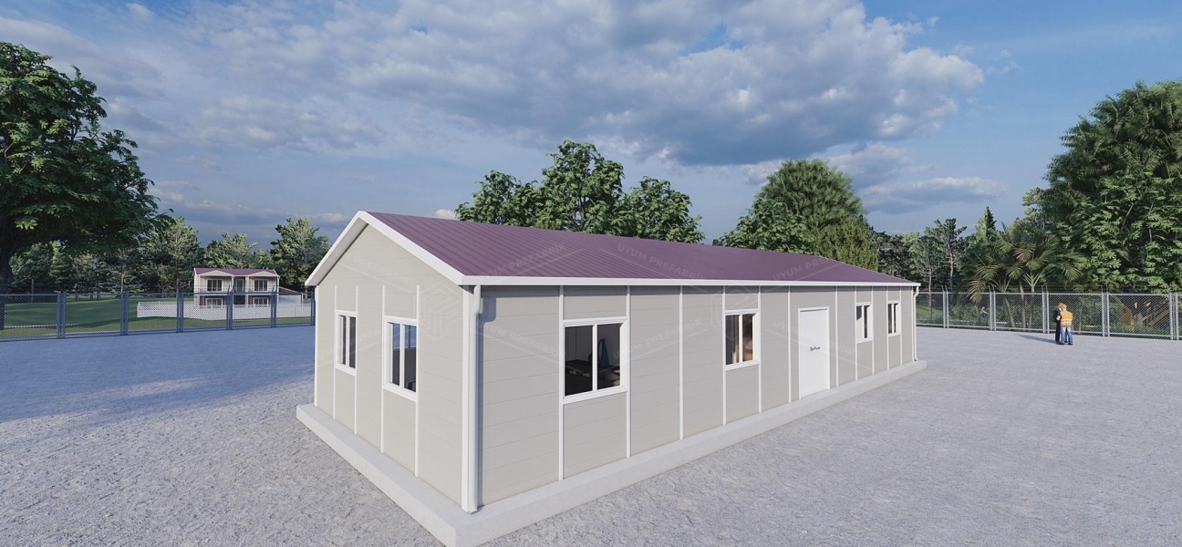 106m² Prefabrik Ofis Binası