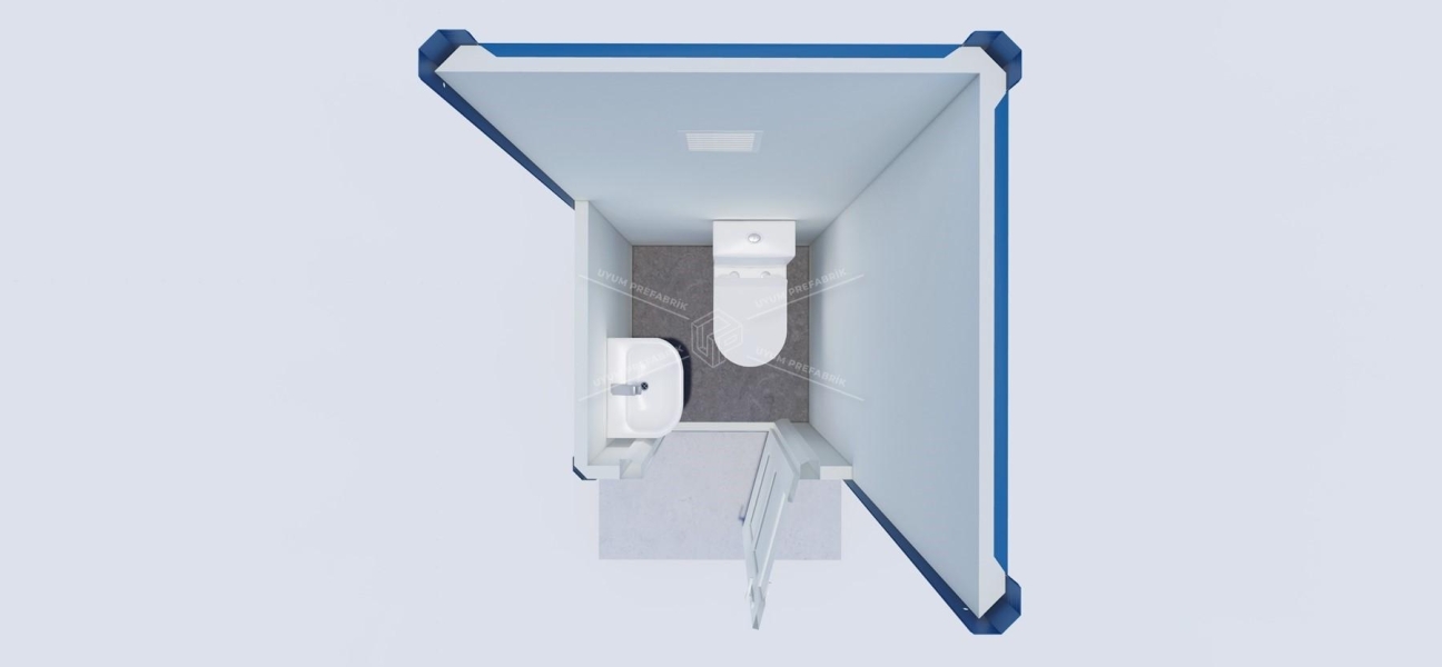 110 x 110 Panel Kabin WC-Duş  110 x 110 Panel Kabin WC-Duş