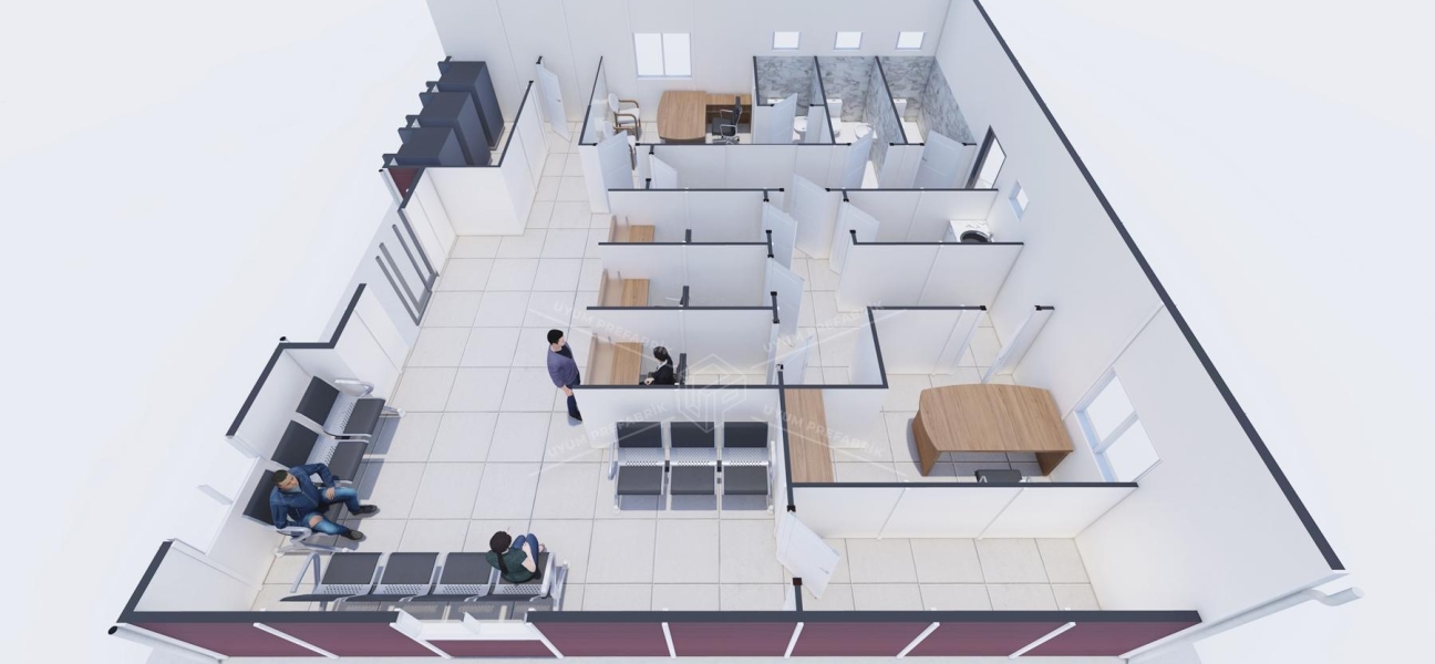 110m² Prefabricated Bank Building