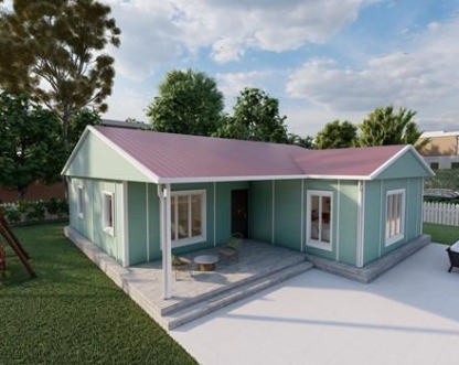 114m² Datça Tek Katlı Prefabrik Ev 