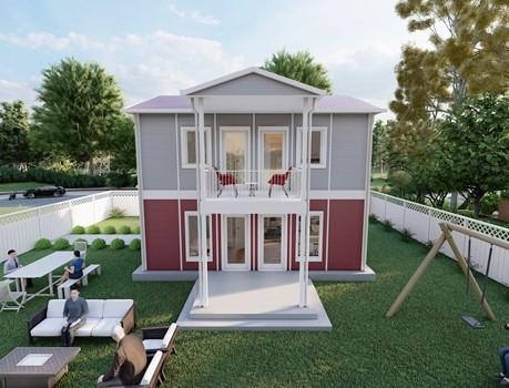 114m² Seka Two-Storey Prefabricated House