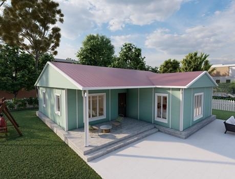 114m² Tek Katlı Prefabrik Ev  114m² Tek Katlı Prefabrik Ev