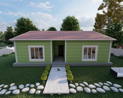 115m² Aksu Single-Story Steel Building 115m² Aksu Single-Story Steel Building