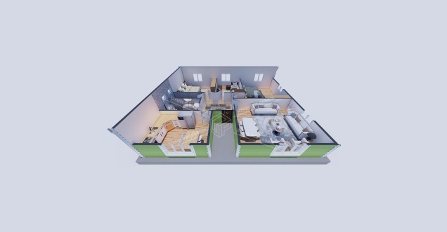 115m² Aksu Single-Story Steel Building 115m² Aksu Single-Story Steel Building