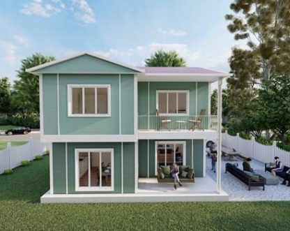 122m² İznik İki Katlı Prefabrik Ev