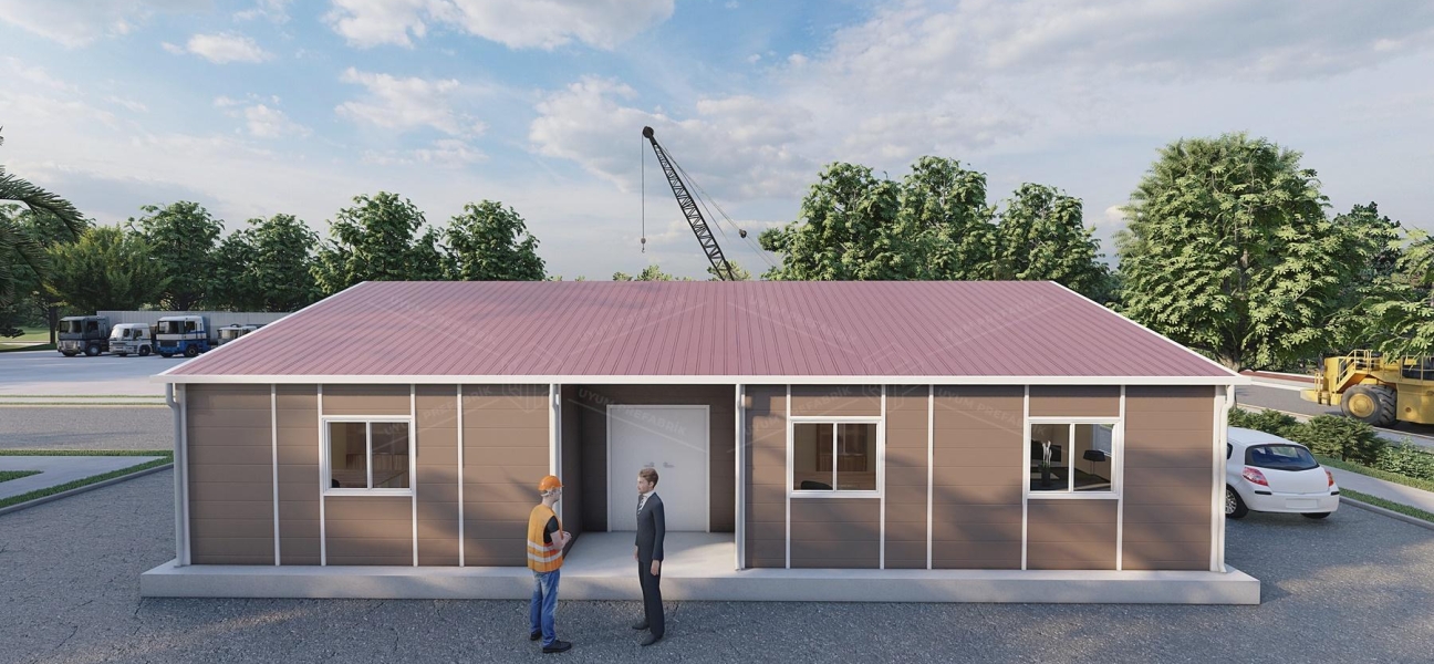 125m² Prefabricated Office Building