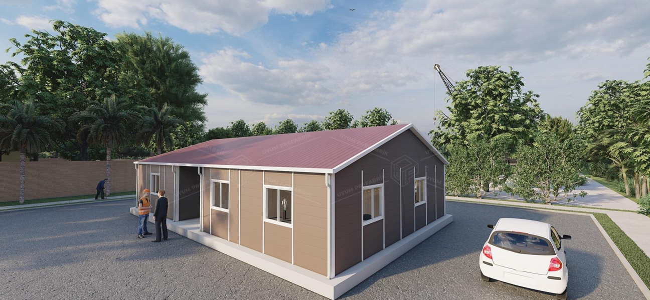 125m² Prefabricated Office Building