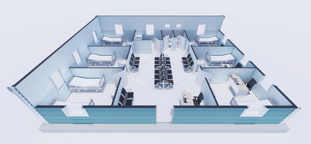 125m² Tek Katlı Çelik ASM Binası 125m² Tek Katlı Çelik ASM Binası