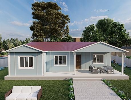 126m² Tek Katlı Prefabrik Ev  126m² Tek Katlı Prefabrik Ev