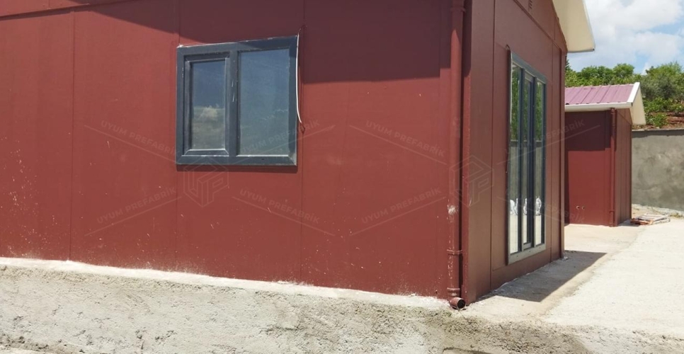 130m² Prefabrik Ev Binası 