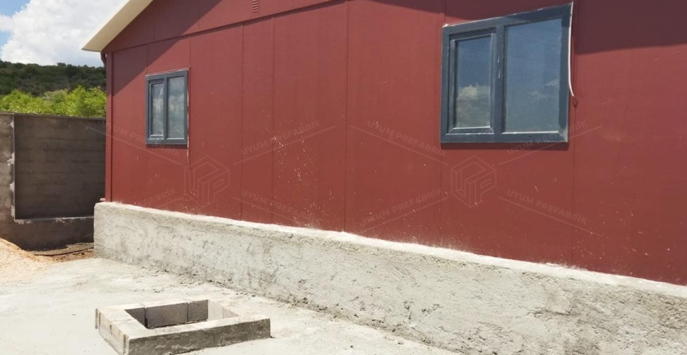 130m² Prefabrik Ev Binası 