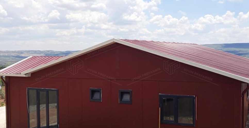 130m² Prefabrik Ev Binası 