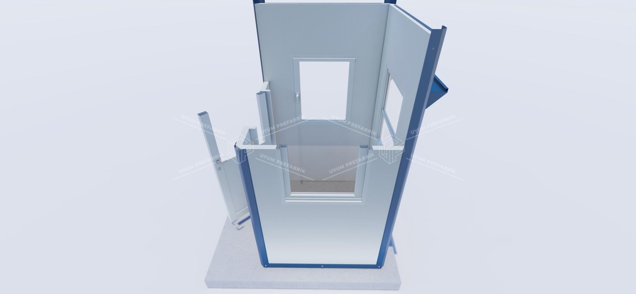 130x130 Panel Kabin WC-Duş  130x130 Panel Kabin WC-Duş