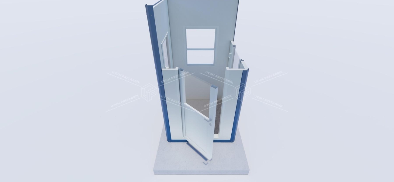 130x130 Sandwich Panel Cabin