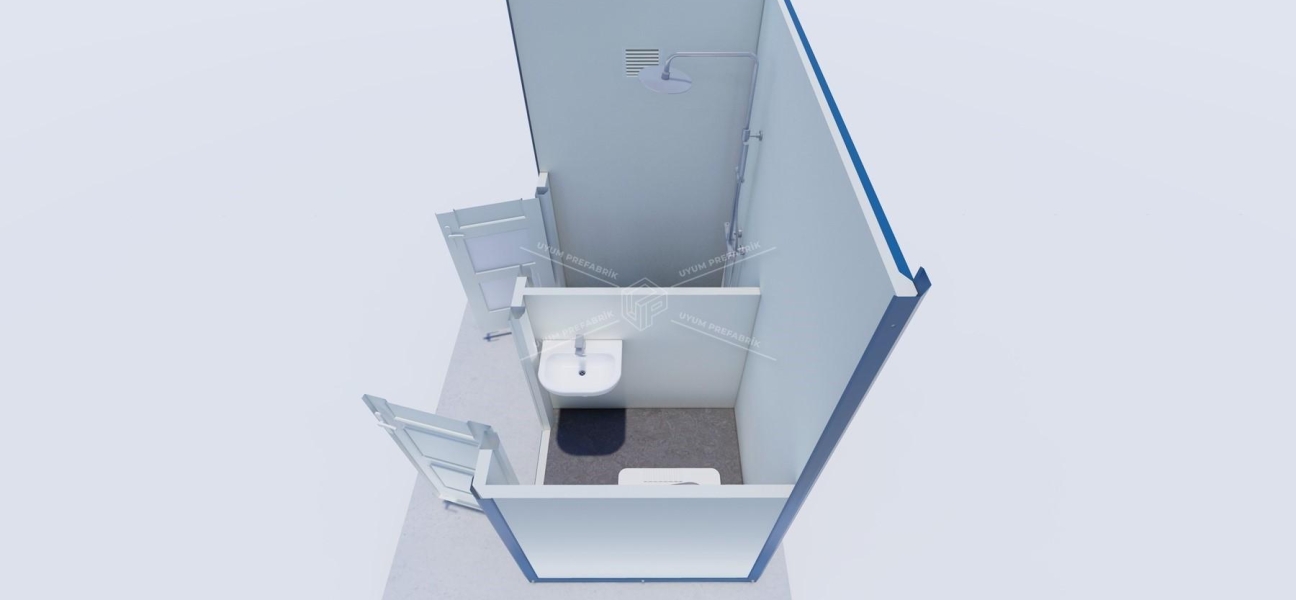 130x210 Panel Kabin WC-Duş  130x210 Panel Kabin WC-Duş