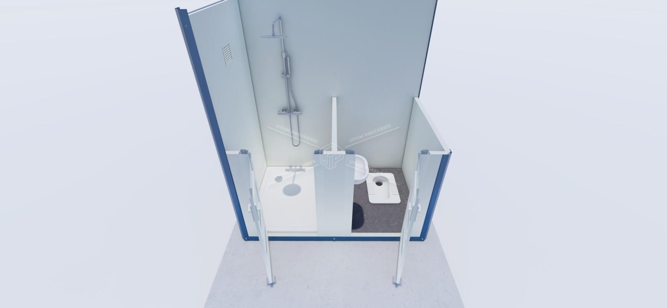 130x210 Panel Kabin WC-Duş  130x210 Panel Kabin WC-Duş