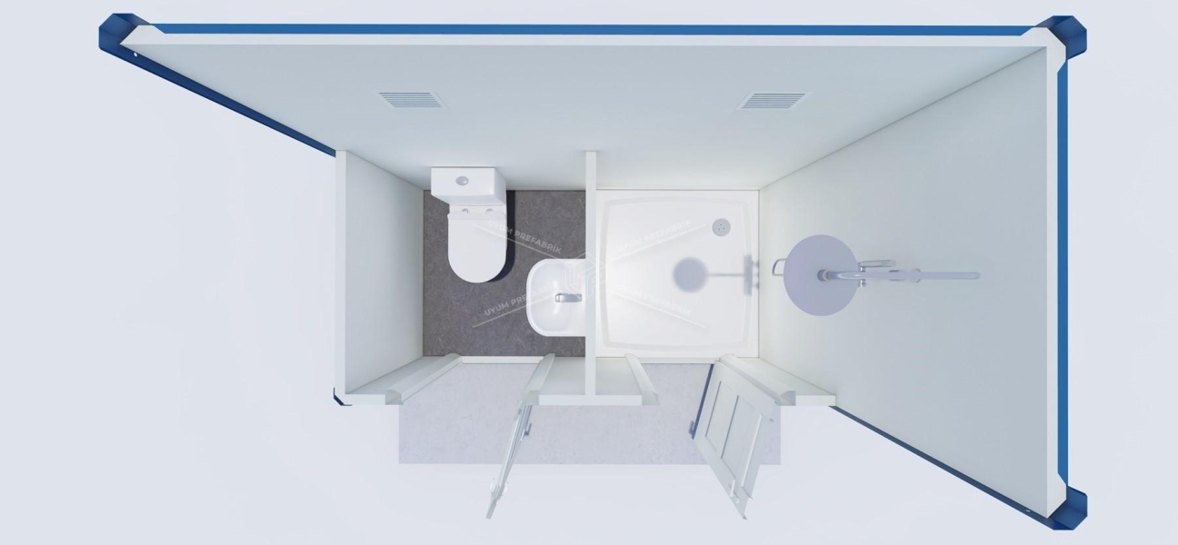 130x250 Panel Kabin WC-Duş  130x250 Panel Kabin WC-Duş