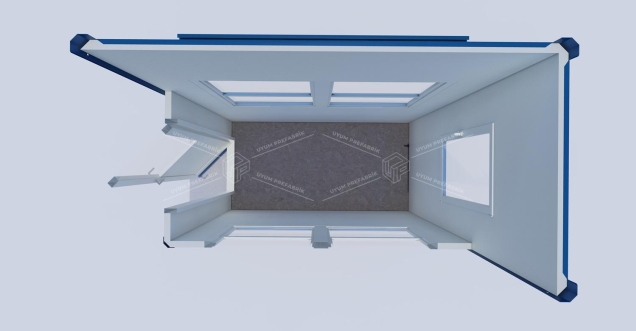 130x250 Sandviç Panel Kabin 