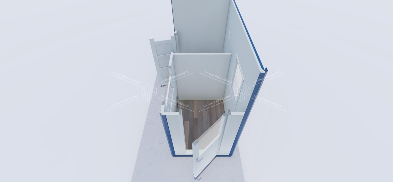 130x250 Sandviç Panel Kabin WC 