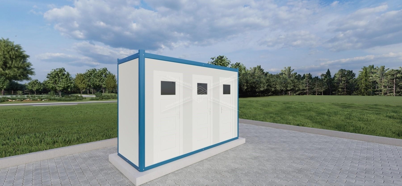 130x340 Panel Cabin WC-Shower