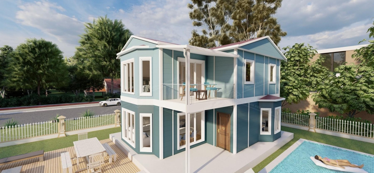 131m² Safranbolu İki Katlı Prefabrik Ev