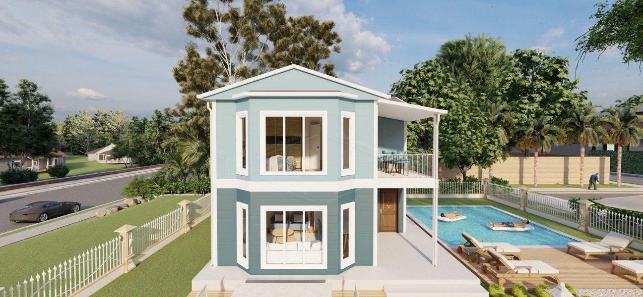 131m² Safranbolu İki Katlı Prefabrik Ev