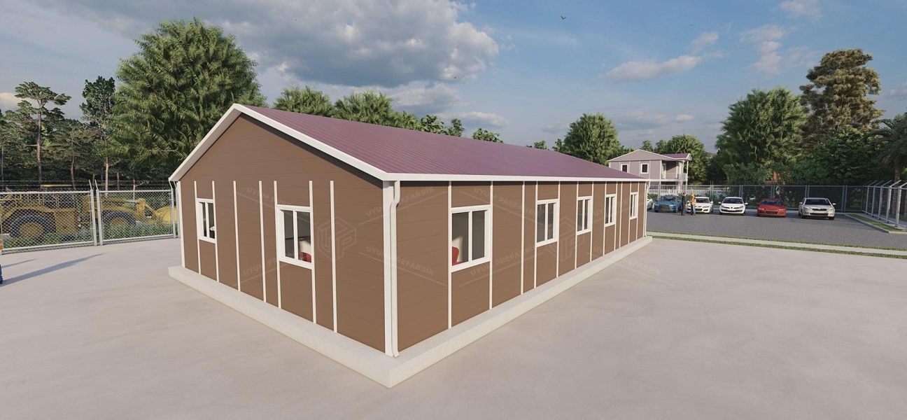 136m² Prefabricated Office Building