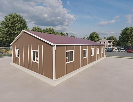 136m² Prefabrik Ofis Binası 136m² Prefabrik Ofis Binası