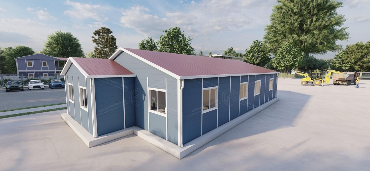 137m² Prefabricated Office Building