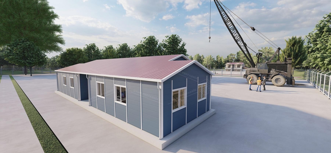 137m² Prefabricated Office Building