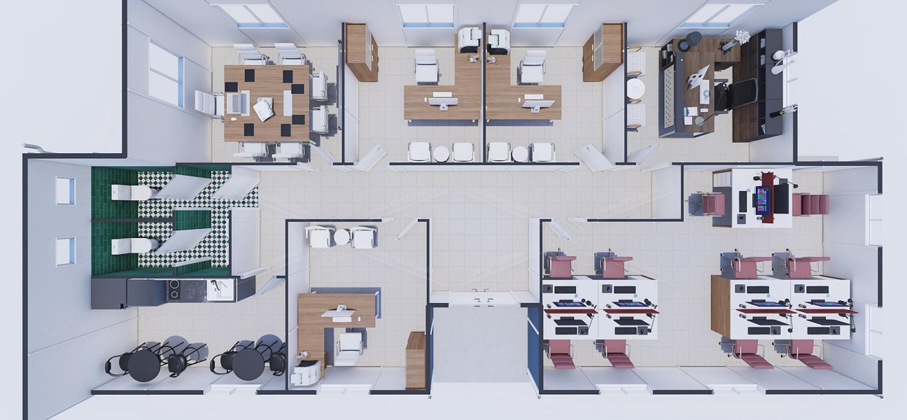 137m² Prefabrik Ofis Binası