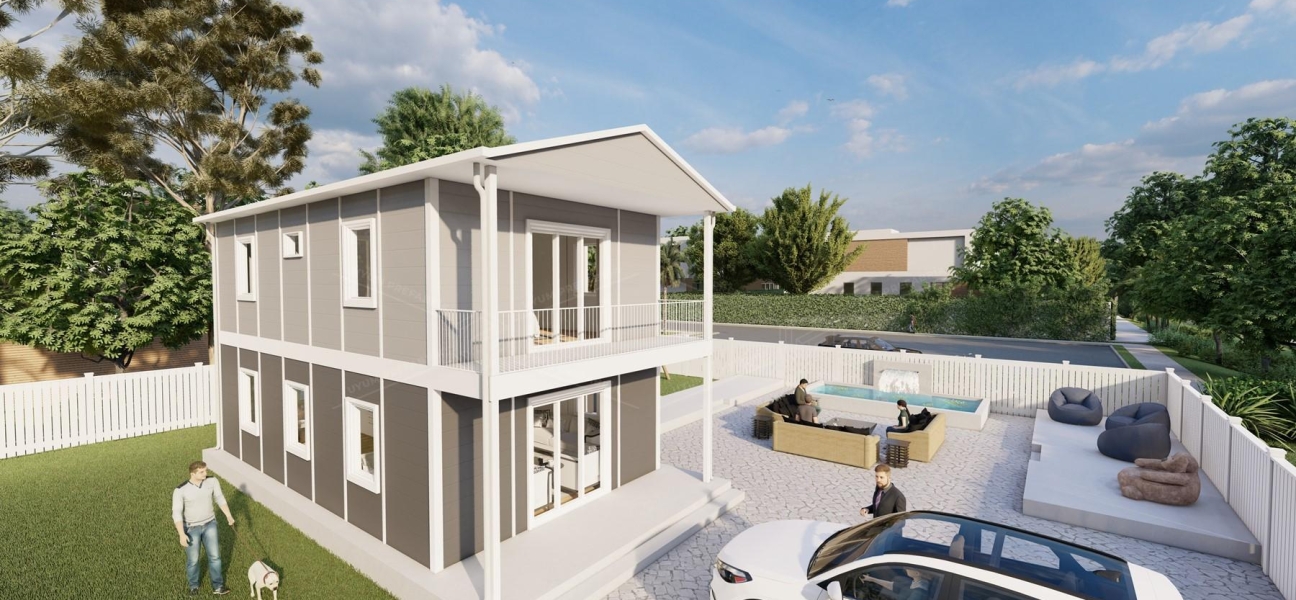 145m² Yedigöller Two-Storey Prefabricated House