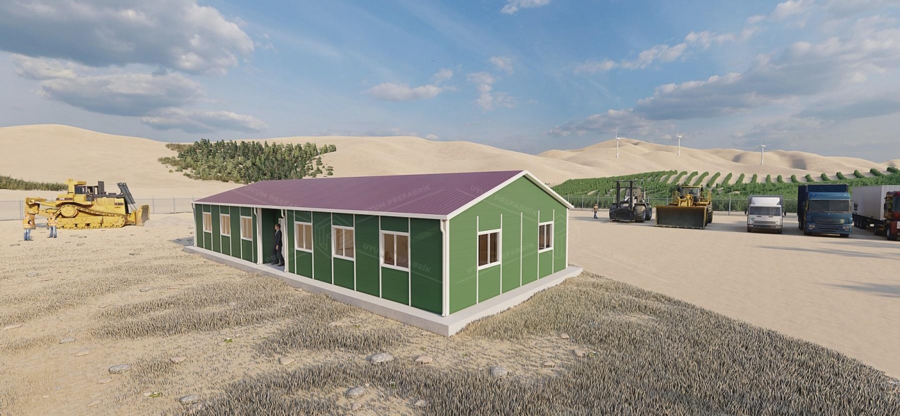 146m² Prefabrik Ofis Binası