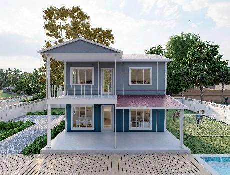 iki katlı prefabrik ev bakım