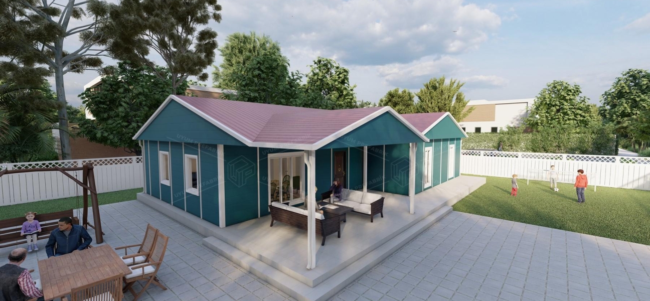 149m² Tek Katlı Prefabrik Ev 