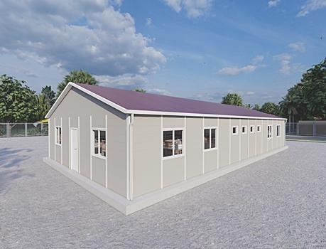 159m² Prefabricated Dormitory Building