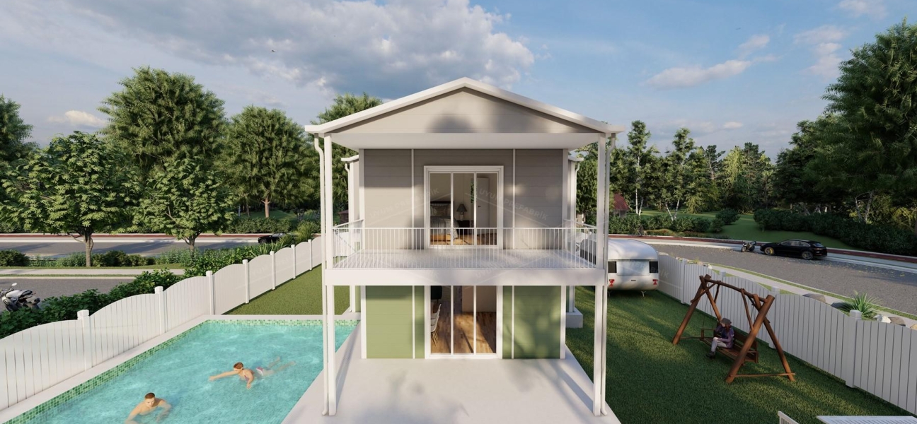 165m² Ahlat Two-Storey Prefabricated House