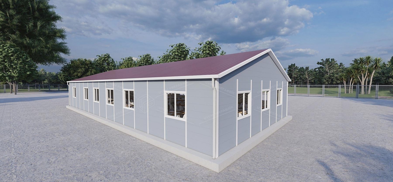 170m² Prefabricated Dining Hall Building