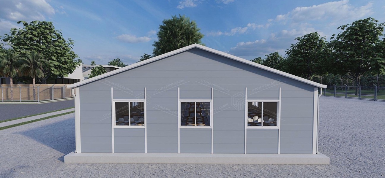 170m² Prefabricated Dining Hall Building