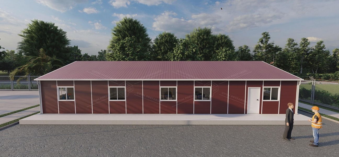 170m² Prefabricated Office Building