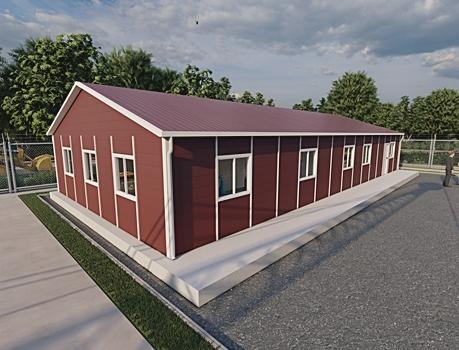 170m² Prefabrik Ofis Binası 170m² Prefabrik Ofis Binası