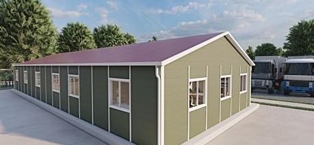 174m² Prefabricated Office Building