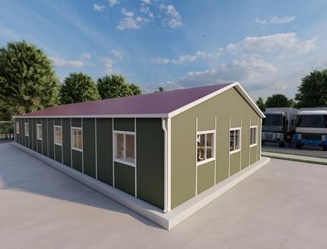 174m² Prefabrik Ofis Binası 174m² Prefabrik Ofis Binası