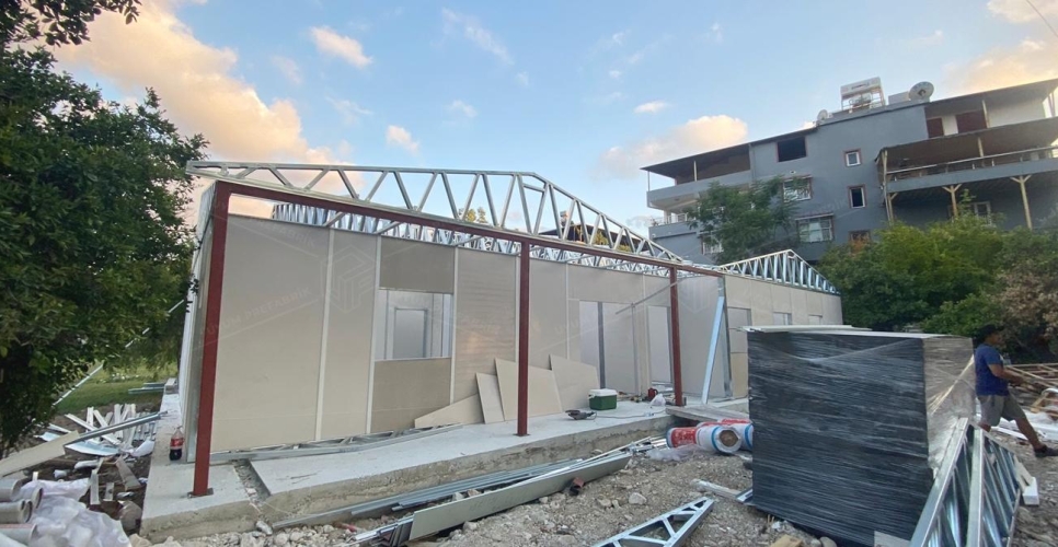 203m² Prefabrik Okul Binası 