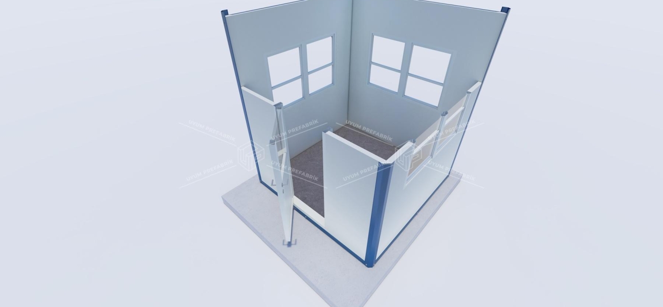 210 x 210 Sandwich Panel Cabin